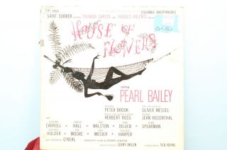 House Of Flowers Starring Pearl Bailey LP ML 4969 Columbia Master 