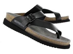 mephisto ladies helen sandal black walking size 7 new time