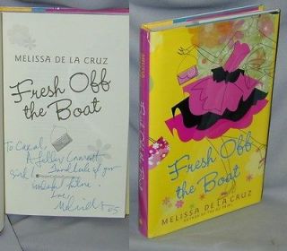 Fresh Off the Boat SIGNED Melissa de la Cruz HC DJ 1st printing 