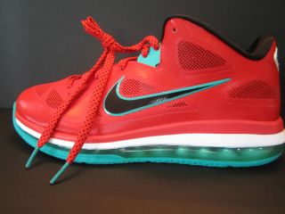 authentic nike lebron 9 low liverpool edition color action/red/white 