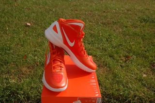 New Nike Zoom Hyperdunk 2011 TB ORANGE/WHITE Basketball Shoes Mens 