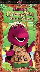 Barney   Barneys Campfire Sing Along (VHS, 1990, classic New Cover 
