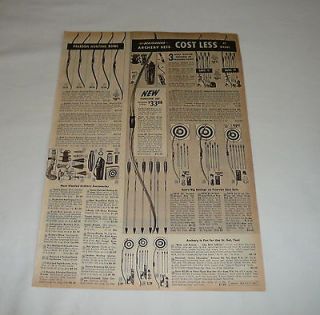 1959 catalog ad page ben pearson archery 