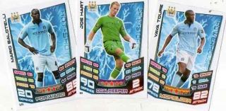 match attax 12 13 manchester city base cards choose from united 