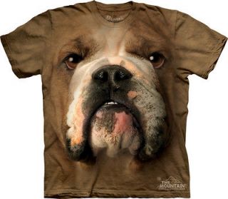 the mountain english bull dog bulldog face t shirt m one day shipping 