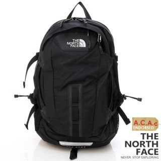 bn the north face hot shot laptop backpack black from