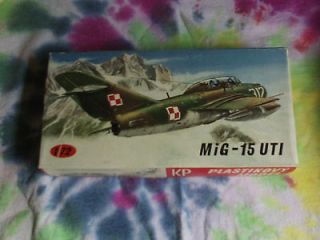 vintage mig 15 uti model kit made in czechoslovakia from