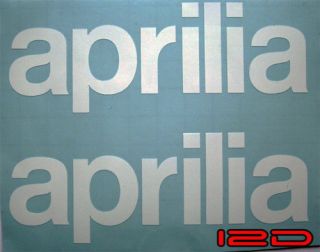 aprilia decals stickers large white rsv mille rs125 rs250 from united 