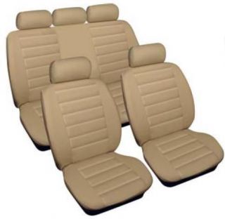 MERCEDES BENZ C E CLASS Universal Leatherlook Car Seat Covers Full 