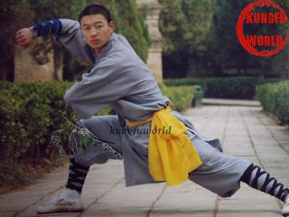   shaolin monk robe kung fu uniform~Wushu martial arts suit~wing chun