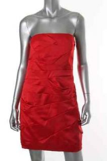   Camuto NEW Red Bra Top Bandage Strapless Mini Cocktail Evening Dress14