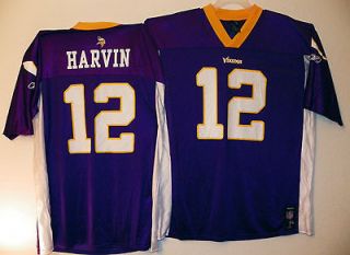 Percy Harvin #12 Purple Jersey Reebok NFL Football Minnesota Vikings