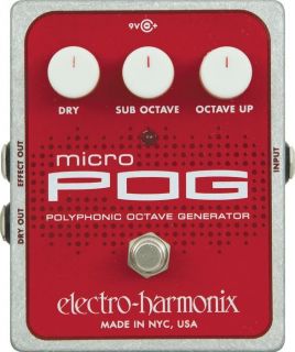    Harmon​ix Micro POG Polyphonic Octave Generator Effect Made in USA