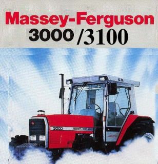 MASSEY FERGUSON 3000 3100 TRACTOR SERVICE OPERATORS MANUAL 3050 3060 