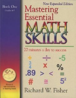 Mastering Essential Math Skills 20 Minutes a Day to Success Book One 