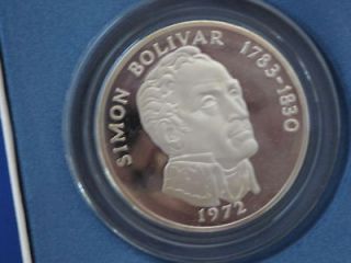 1972 panama 20 balboas proof sterling silver coin b5204l time