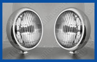 Driving Lights Headlights auxilary 6v 6 volt Chevy Ford VW