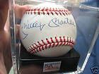 MICKEY MANTLE AUTOGRAPHED BASEBALL OFFICIAL AL SIGNED BALL BOBBY BROWN 