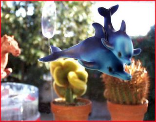   MAGNET DOLPHINS fly thru glass effect, impressive gift, HAND PAINTED