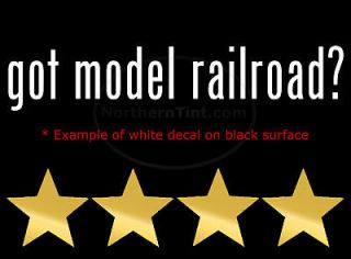 got model railroad vinyl wall art car decal sticker more