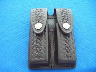 TEX SHOEMAKER & SON USA 9MM DOUBLE DUAL CARRY MAG HOLSTER POUCH 