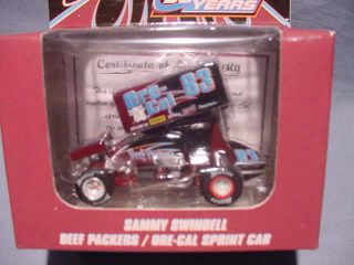SAMMY SWINDELL BEEF PACKERS ORE CAL WORLD OF OUTLAWS SPRINT CAR 150 