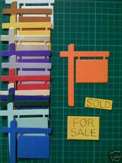 for sale sign die cuts toppers moving house home location united 