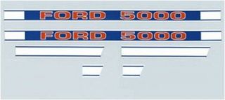 new ford tractor 5000 hood decal kit set f504hb time