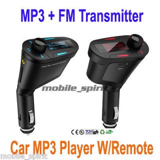 Car  Player Wireless FM Transmitter For iPhone iPod Zune USB SD MMC 