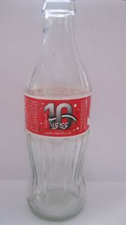 Coca Cola Bottle/Palestine 2008.CELEBRATE 10 YEARS. V. GOOD CONDITION 