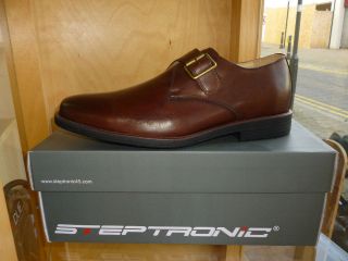 steptronic brown leather monk shoe alto £ 99 50 more