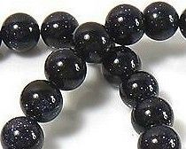   Goldstone 6mm 15.5in strand FREE 25 silver beads+toggle+h​ooks (5C6