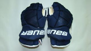 bauer x60 custom colors navy white hockey gloves 13 time