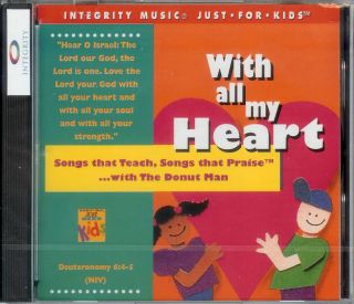 With All My Heart   the Donut Man   NIB Kids Music CD