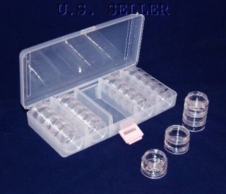 25 in 1 stackable jars in carrying case time left