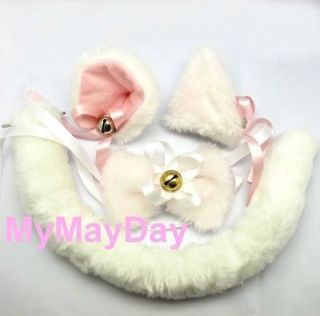   Ear Tail Bow Tie Hair Clip Cosplay Costumes LOLITA Cute Japan Party V2