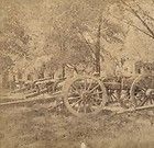 1865 ANTHONY stereo CIVIL WAR Parrott Rifled CANNON THAT SHOT INTO 