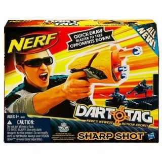 new hasbro nerf n strike dart tag sharp shot rifle
