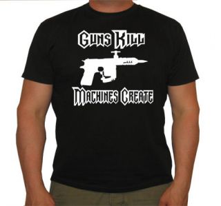 TATTOO GUNS KILL MACHINES CREATE TATTOOIST FUNNY MENS T SHIRT JF228