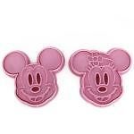 pcs Mickey & Minnie Mouse Fondant Cake Cutter Mini Cookie Cutters 
