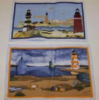 summer placemats lighthouse beach scene 2 styles new more options