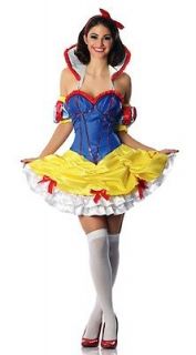 Once Upon a Time Snow White Costume Rose Red Fairytale Dwarves Apple 