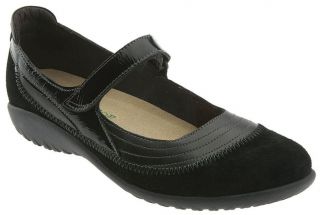 Naot Kirei Womens Black Mary Jane Strap Shoes Leather ALL SIZES