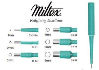 miltex biopsy punch size 1mm 2mm 3mm 4mm 5mm 6mm  