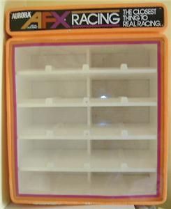 afx store display cabinet to hold 20 60 boxed slotcars