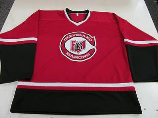 Vintage Cleveland Barons NHL hockey replica jersey 1973 74 blank road 