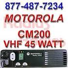 Like new Motorola Radius CM200 VHF mobile radio 45 watt