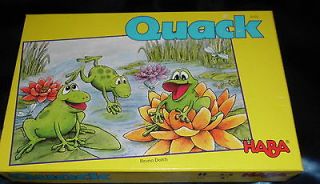 Childrens QUACK game by HABA Bruno Dolch 2 4 Players Ages 4+