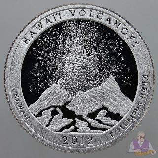   Parks Quarter Hawaii Volcanoes Gem Proof Deep Cameo Clad US Coin