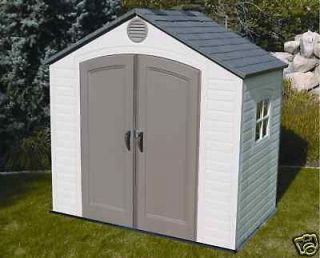 new lifetime 6406 8 x 5 outdoor yard storage shed